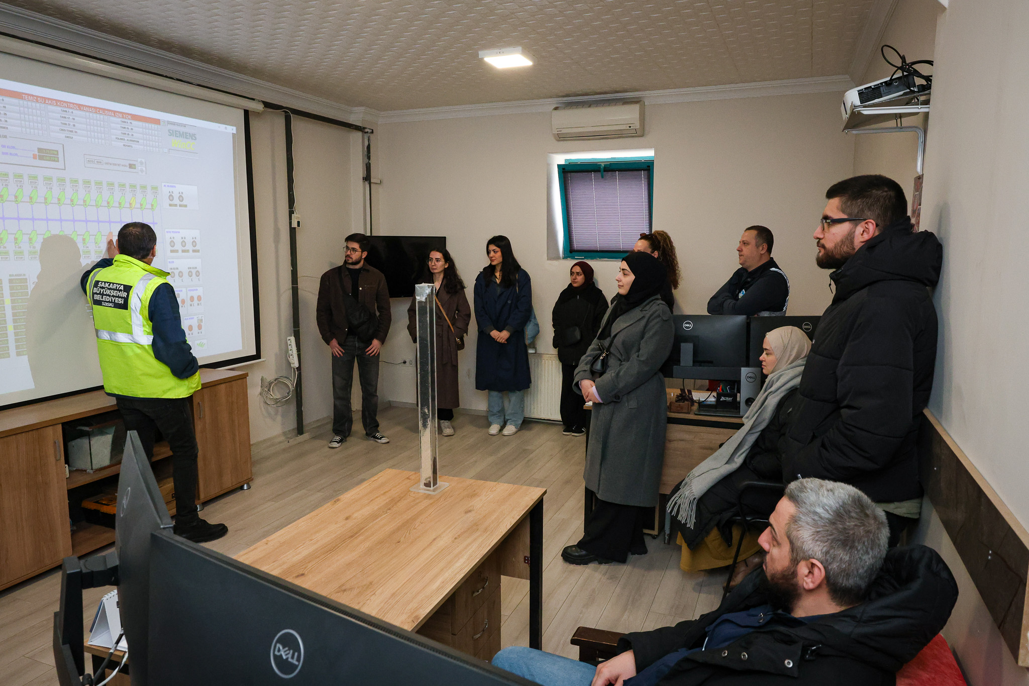SASKİ’nin arıtma tesisleri öğrencilerin derslerine konu olmaya devam ediyor