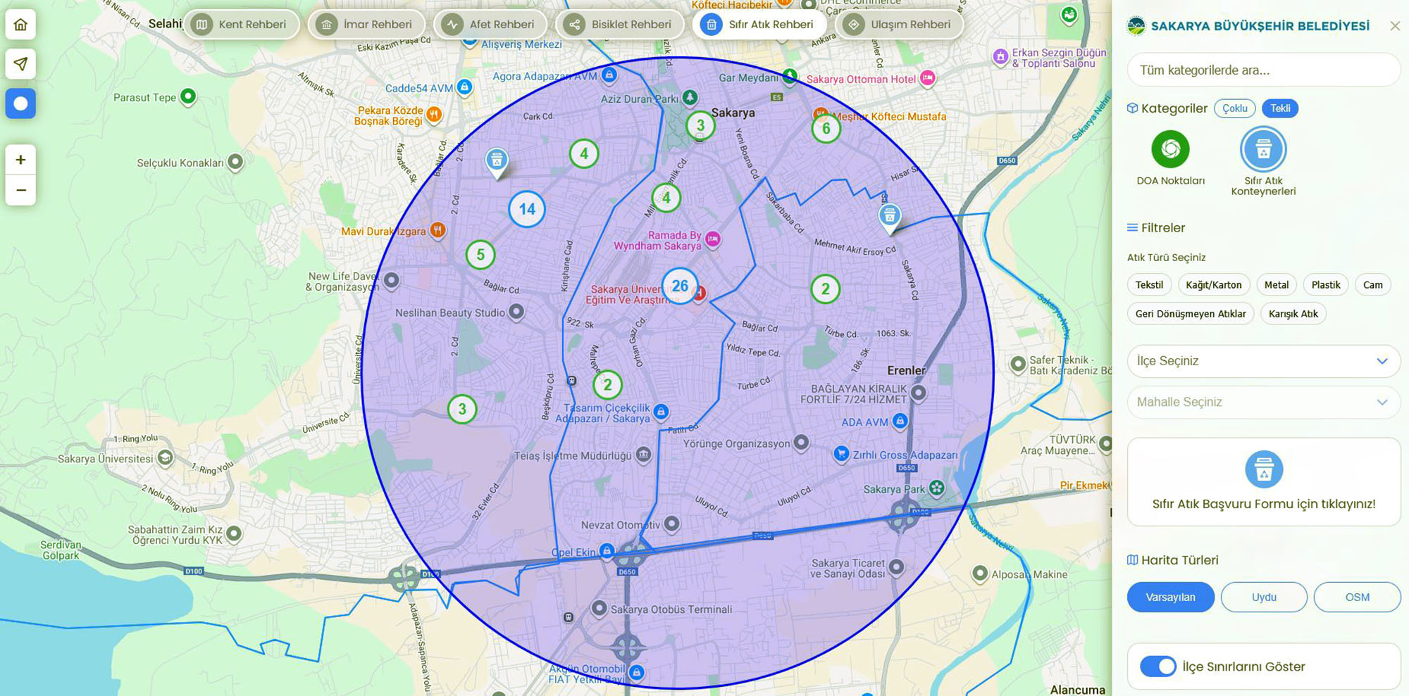 Büyükşehir’den yeni dijital hizmet: Sıfır Atık Rehberi kullanıma açıldı