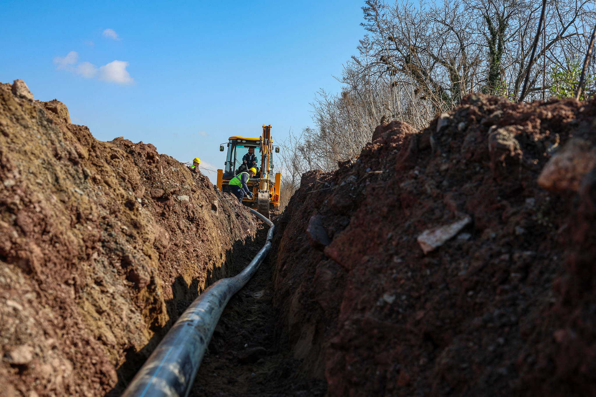 5 bin metrelik güçlü altyapı ağı Hanlı Mahallesi’nin geleceğine hizmet edecek