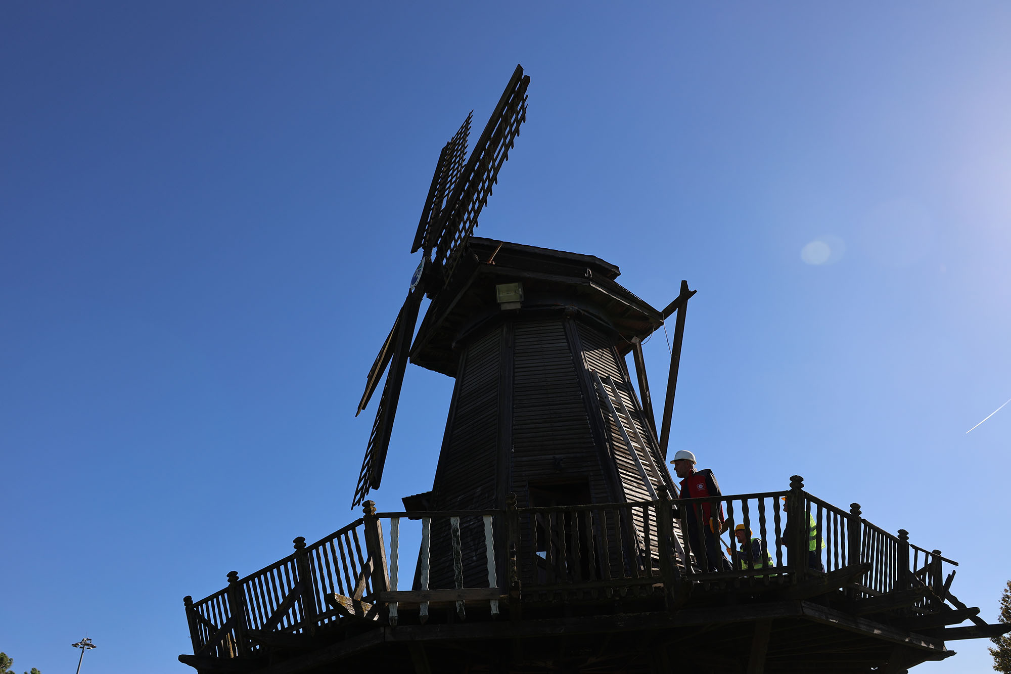 Tarihi Çark ve Yel Değirmeni’nde restore çalışmaları başladı