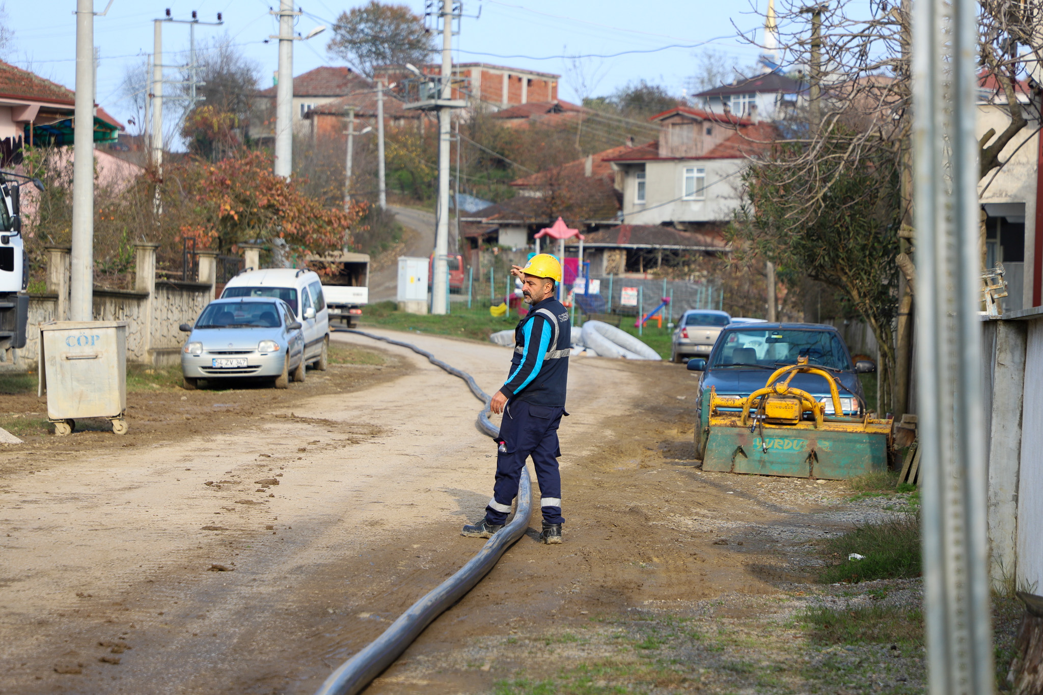 Bakırlı Mahallesi’nin 2 bin 500 metrelik içme suyu hattı yenileniyor
