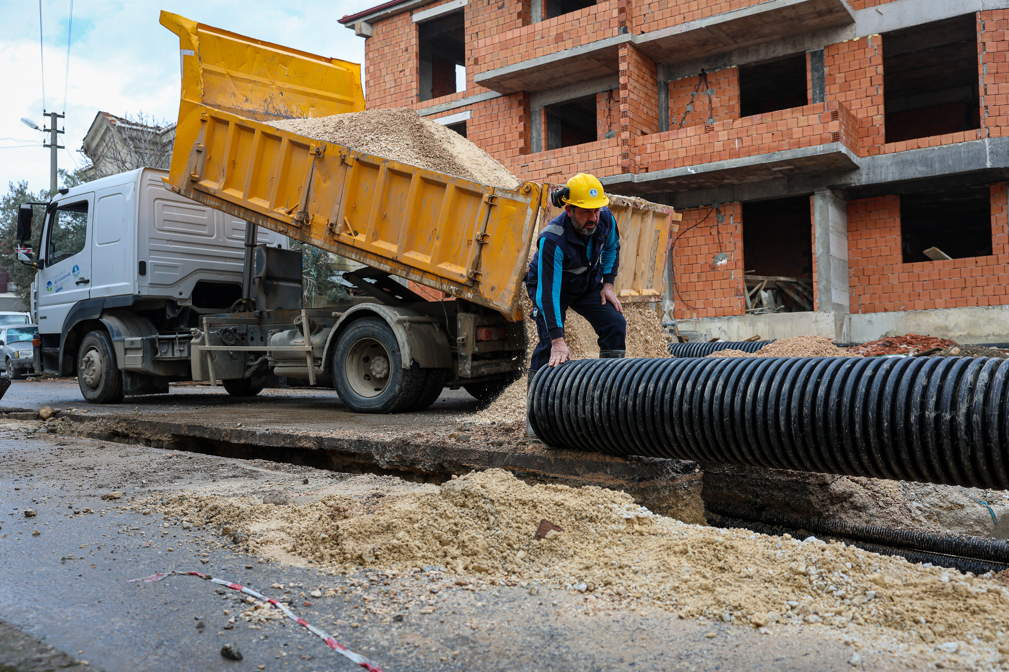 Yeni yağmur suyu hattı ile Elperek Mahallesi yoğun yağışlara karşı güvende