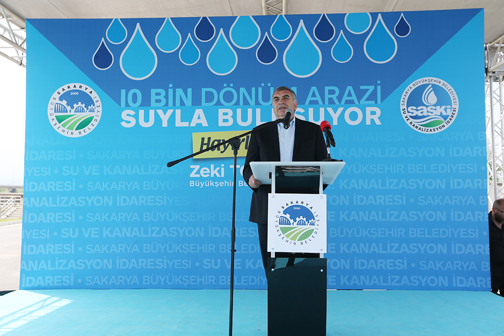 10 Bin Dönüm Arazi Suyla Buluştu
