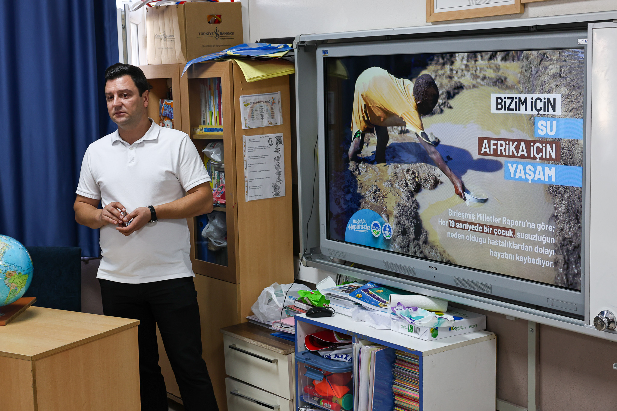 Minikler Su Müfettişi eğitimleri ile tasarruf konusunda örnek oluyor