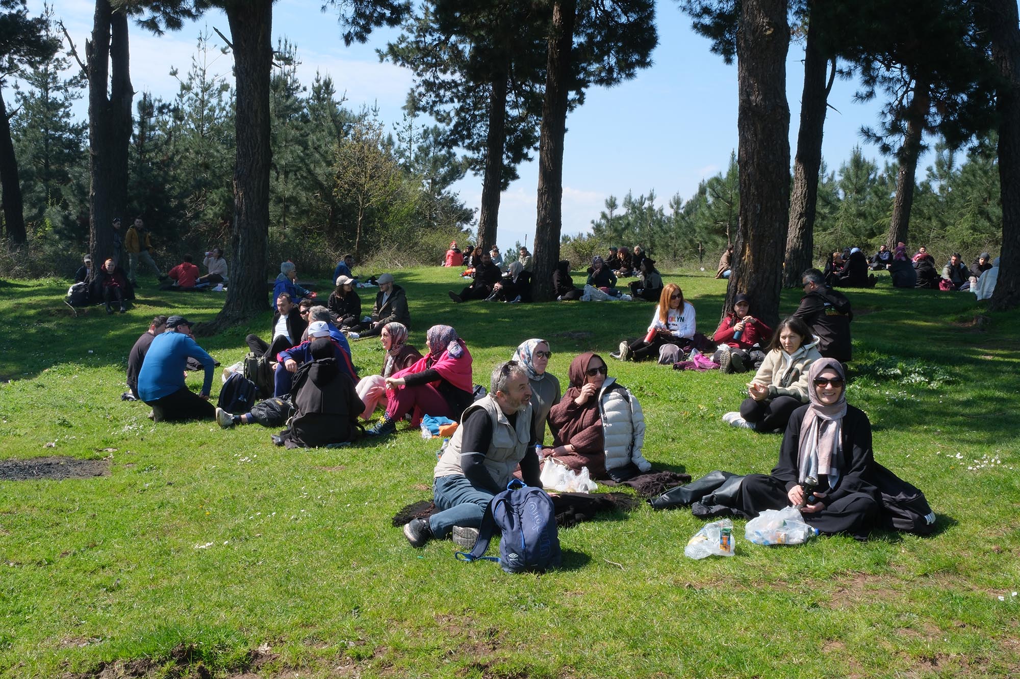 10 kilometre boyunca gördükleri her bir ayrıntıya hayran kaldılar