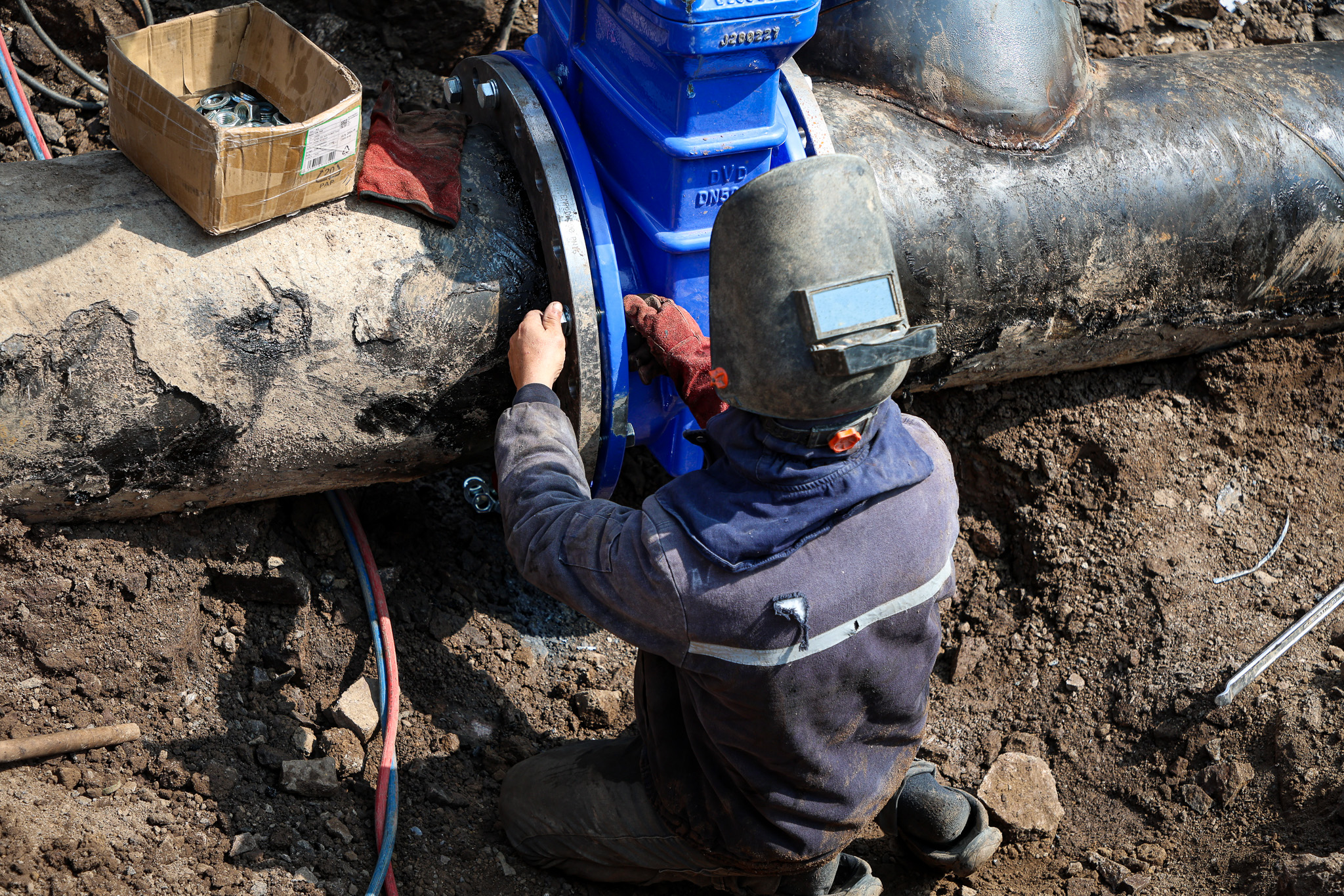 Yeni pompa sistemi ile Hendek’e saniyede 390 litre su iletilmeye başlandı
