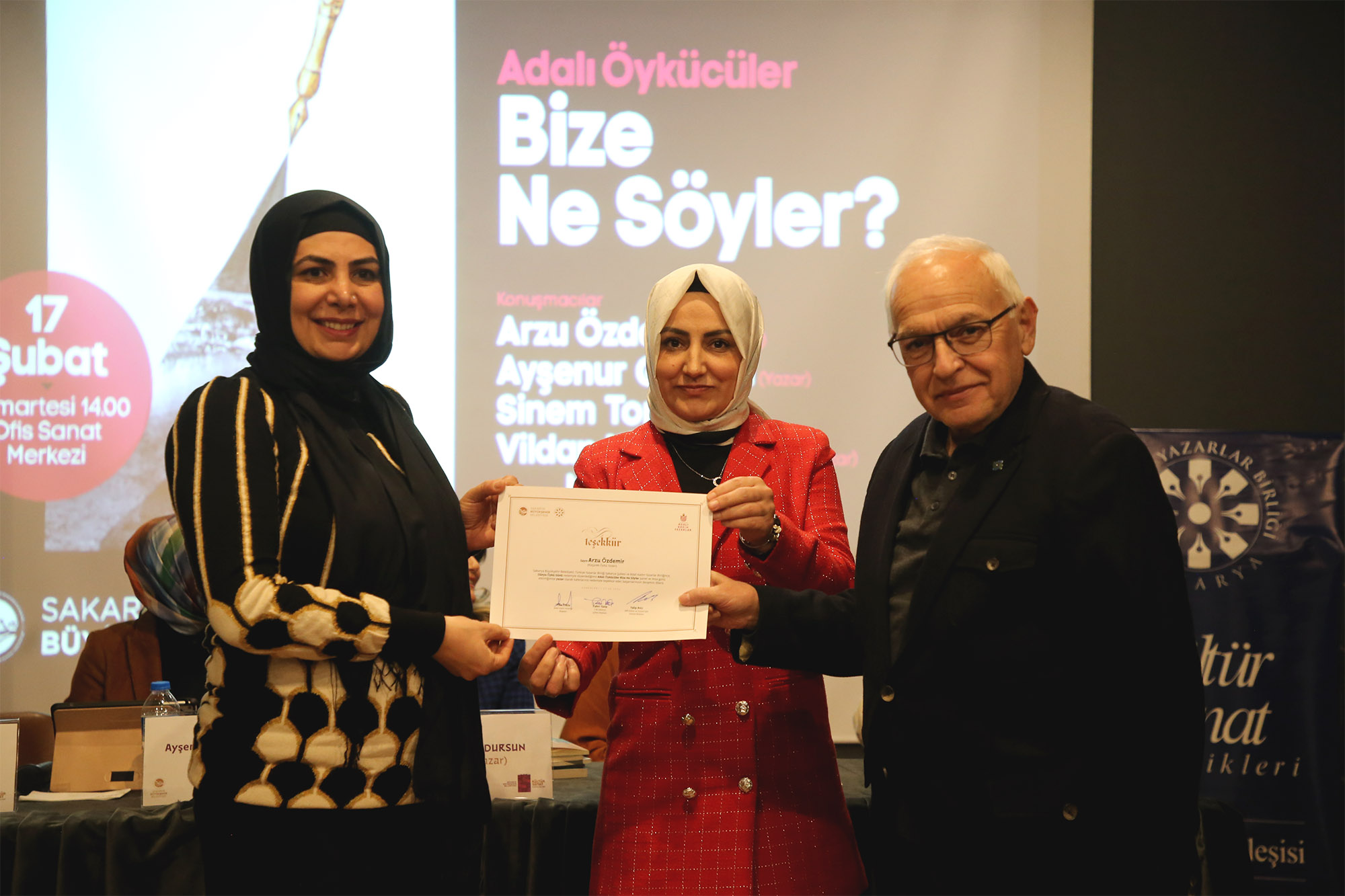 Sakaryalı yazarlarla yuvada ‘sanat’ dolu sohbet