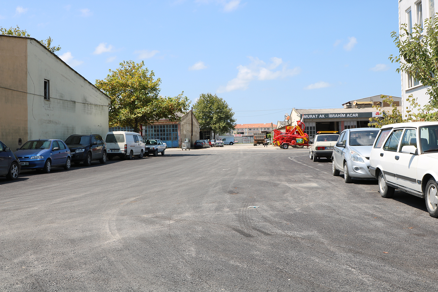 Karasu Sanayi Caddesi yenilendi