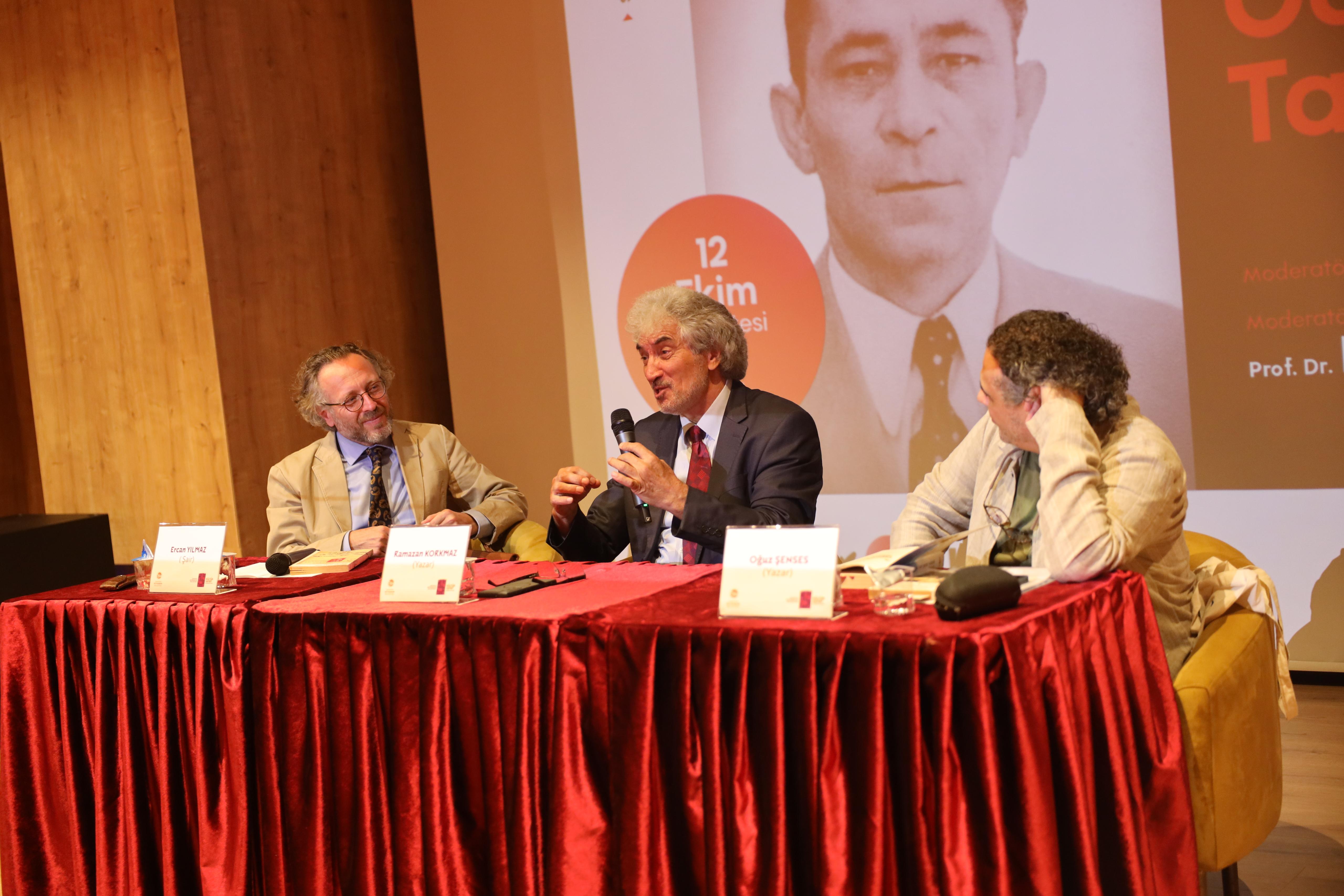 Cahit Sıtkı Tarancı’nın yaşamı ve şiir dünyası AKM’de konuşuldu