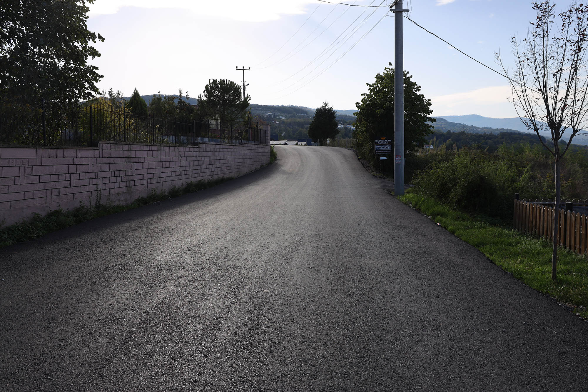 Sapanca Hacımercan’da yollar sıcak asfaltla buluştu