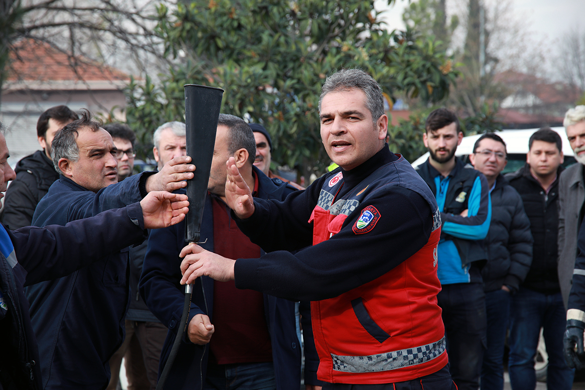 SASKİ’de gerçeği aratmayan tatbikat