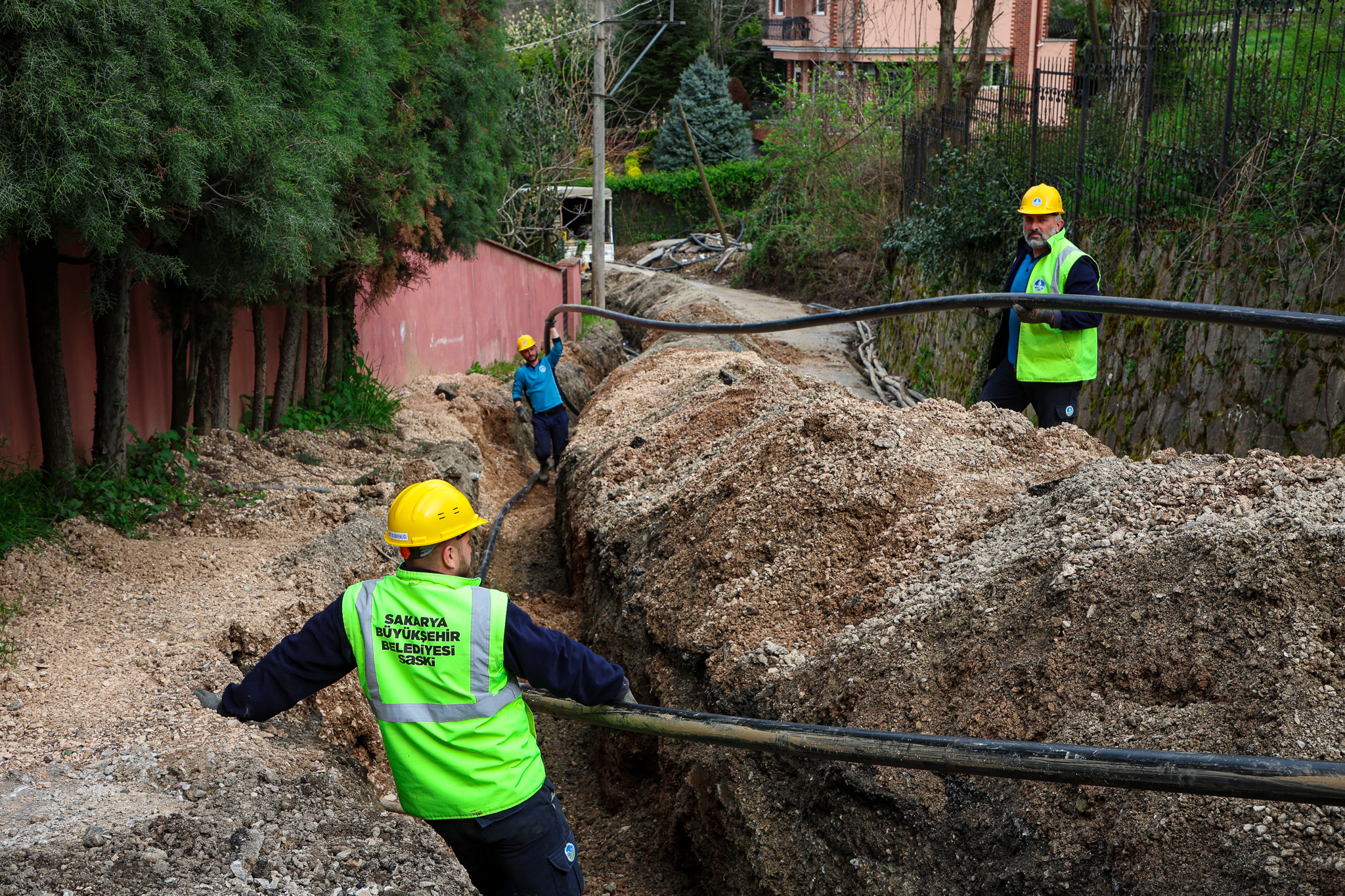 Sapanca Kuruçeşme’nin altyapısı yaza hazırlanıyor