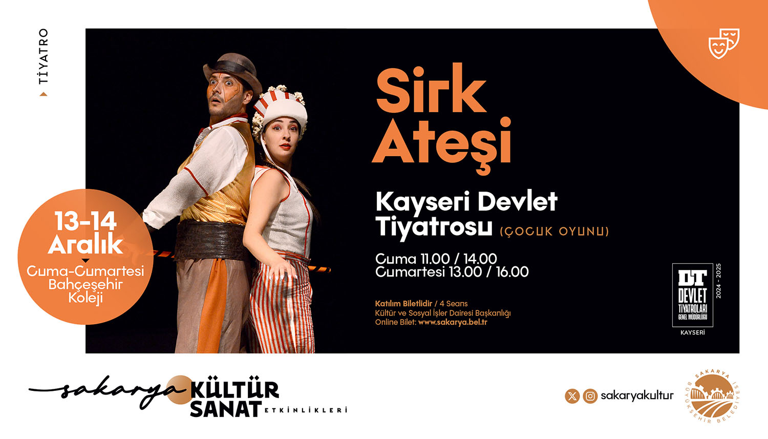 Kültür sanat dostları için Büyükşehir’den dolu-dolu bir Aralık takvimi
