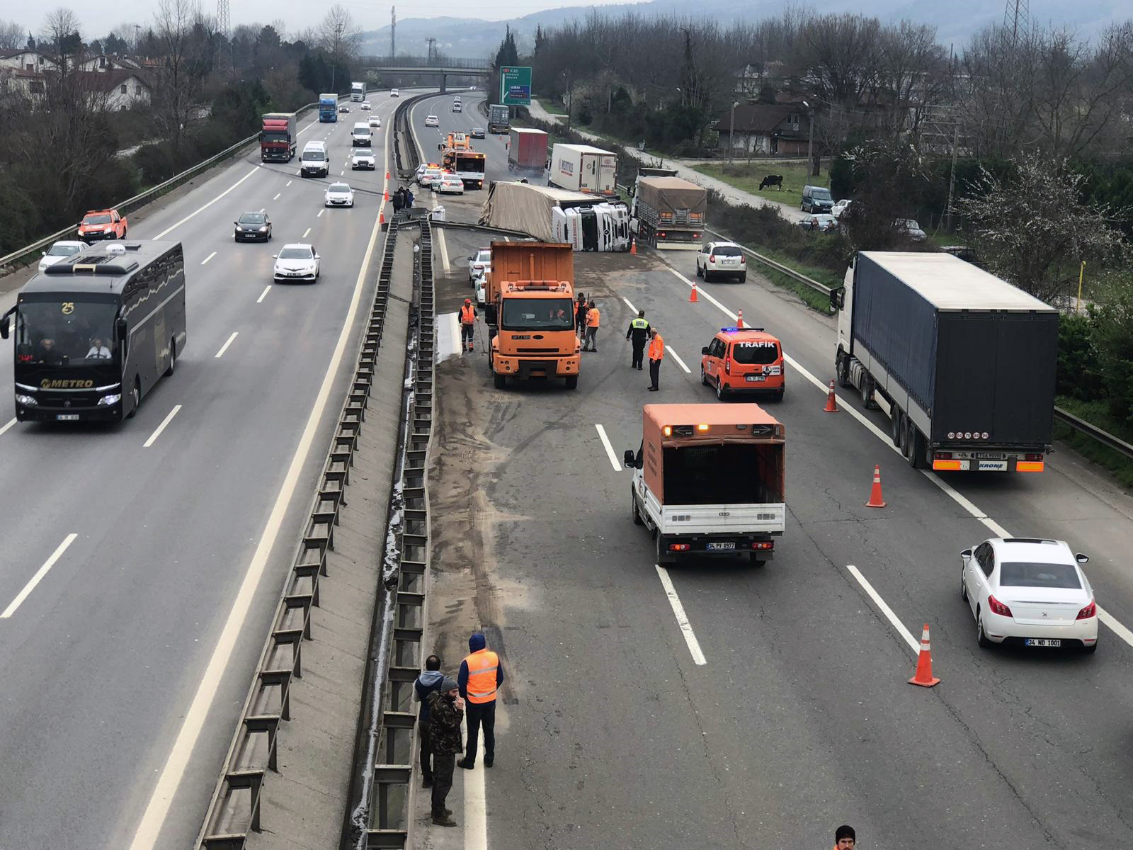 SASKİ’den yakıt sızıntısına anında müdahale