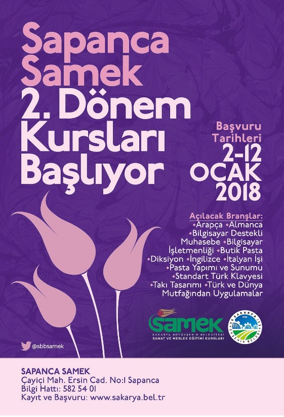 SAMEK’lerde yeni dönem kayıtları başlıyor