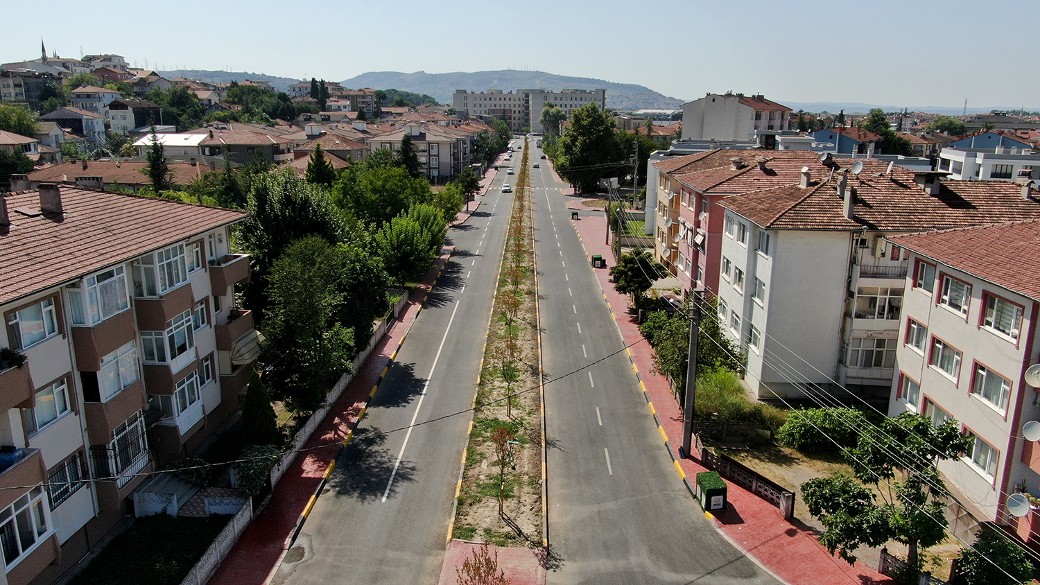 Bağlar Caddesi’nin üst yapı çalışmalarında sona gelindi