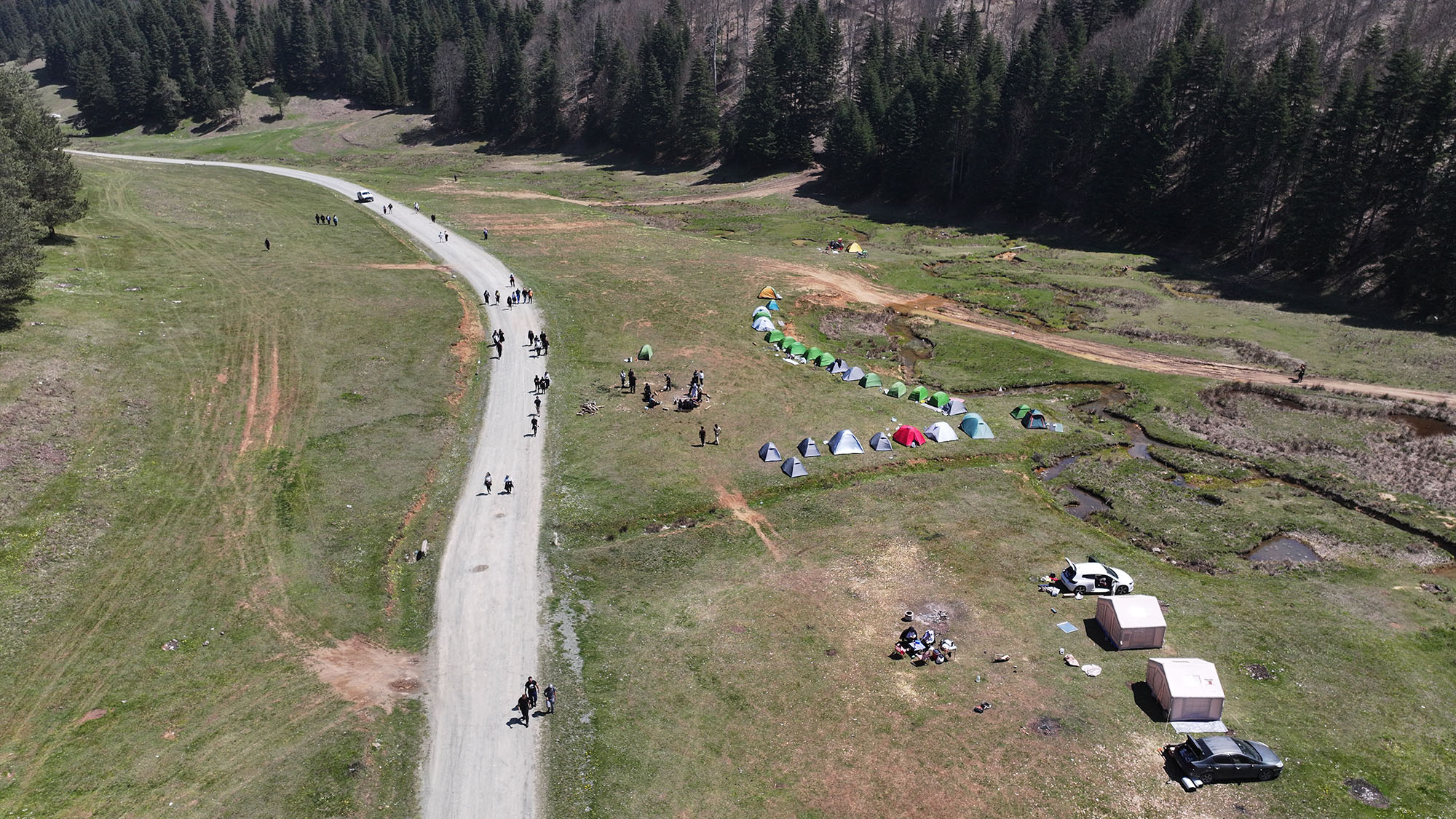 İnönü ve Ercova yaylaları tüm güzelliğiyle doğaseverleri ağırladı