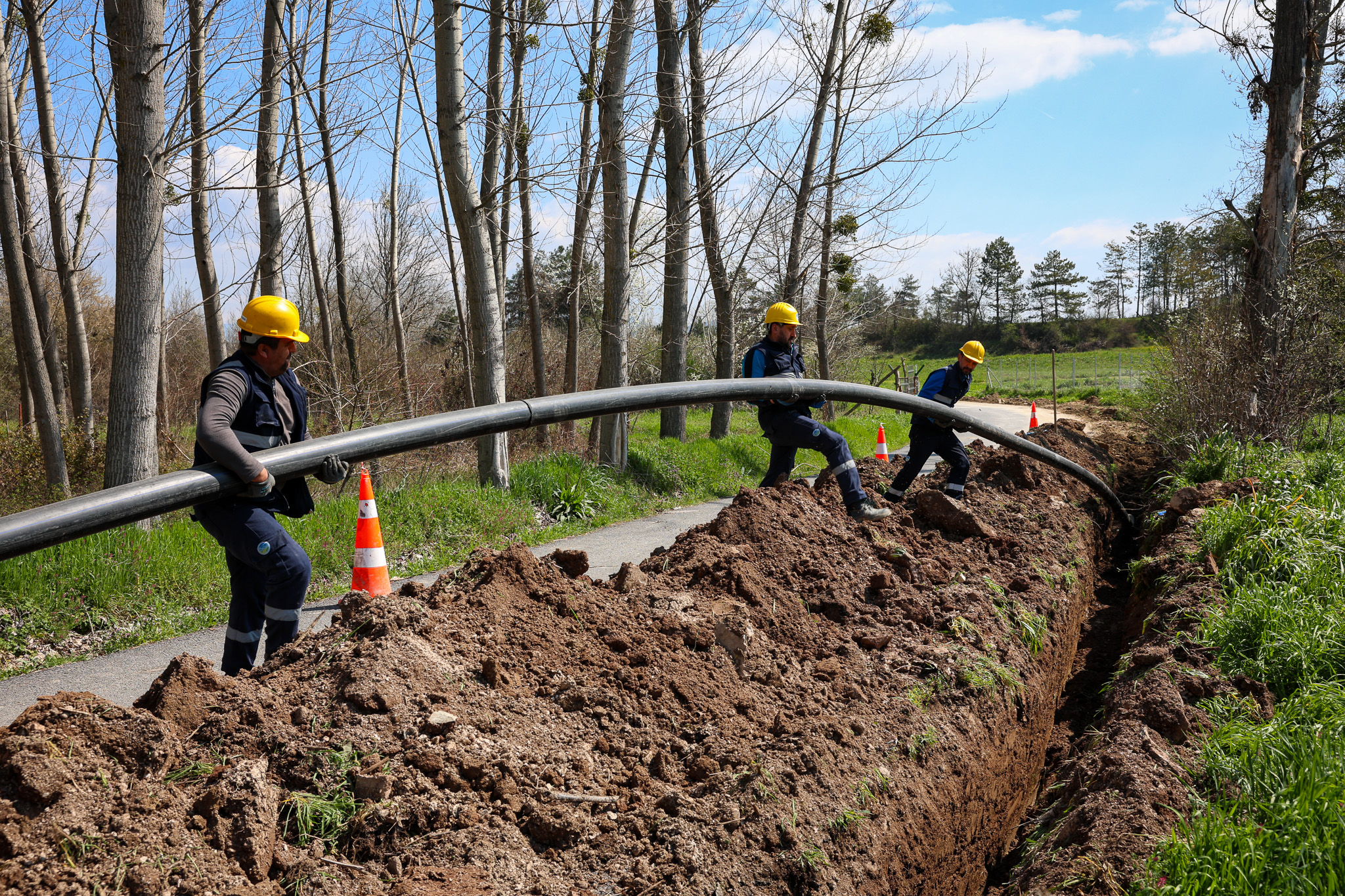 Taraklı’nın 300 hanesine kaliteli su 5 kilometrelik yeni hatla ulaşacak