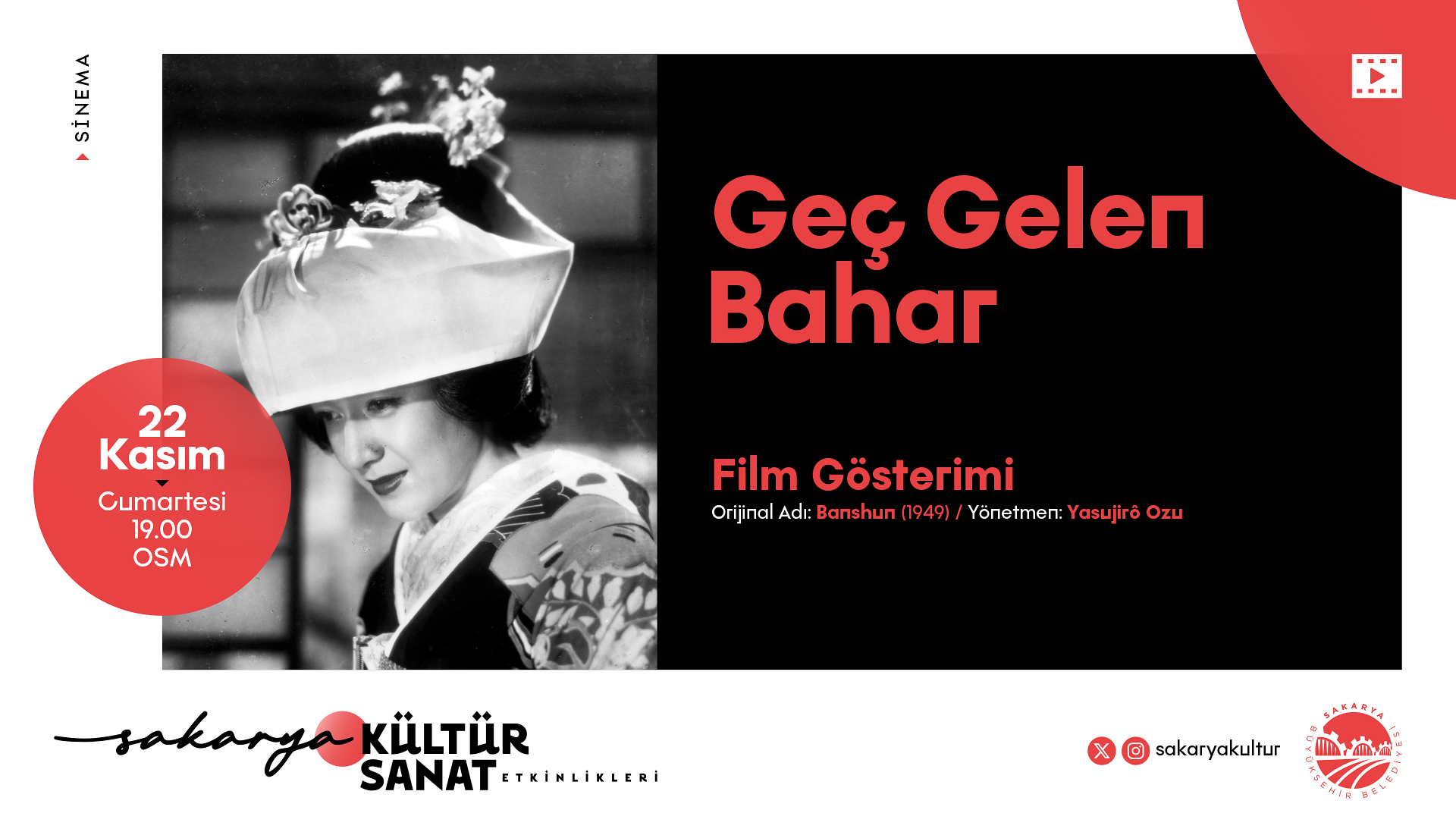 Sakarya’da sonbahar rengarenk süslenen Kasım Kültür Takvimi ile güzelleşecek