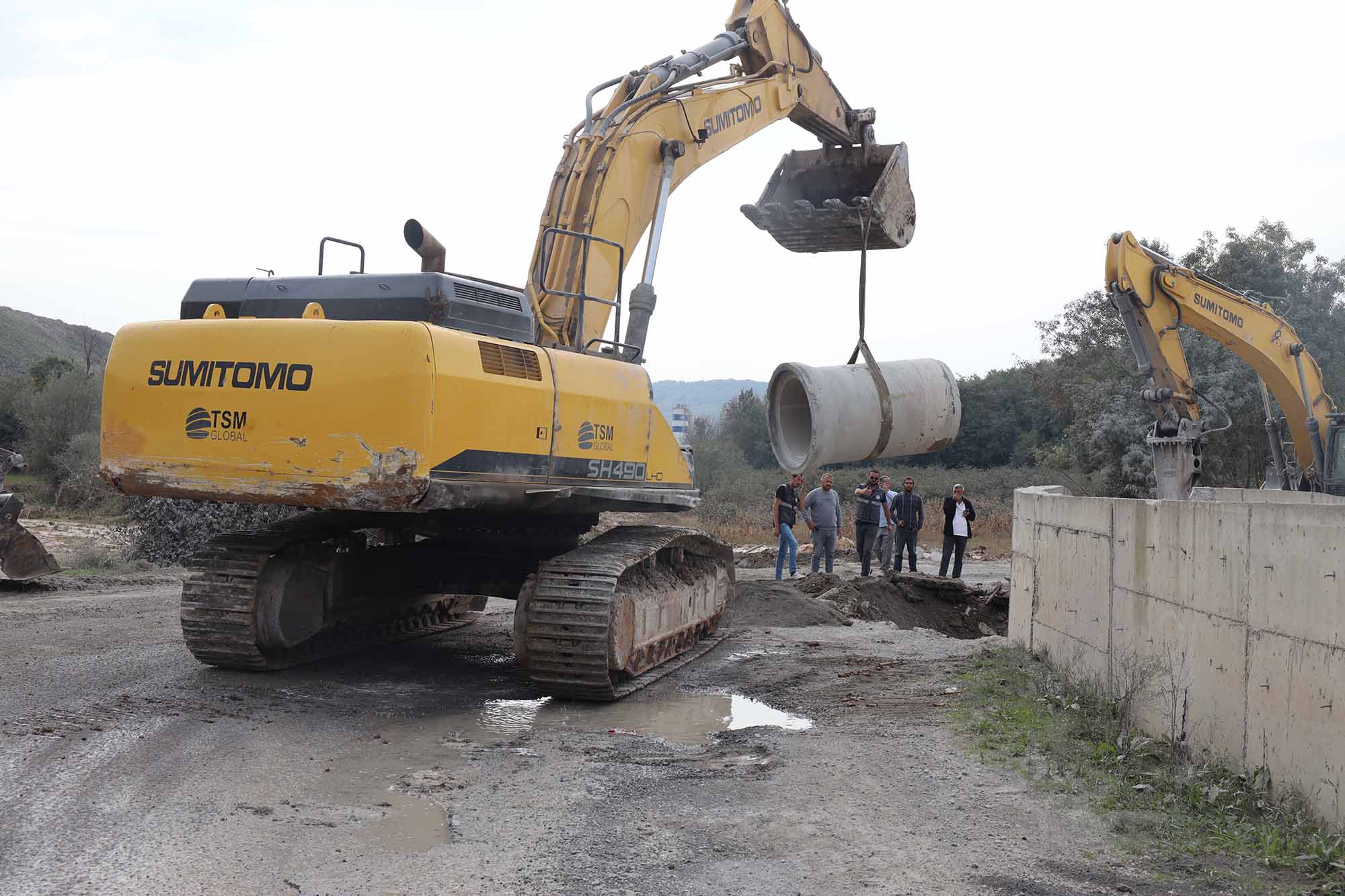 Büyükşehir’den Değirmencik’te yaşanan taşkın sorunlarına kalıcı çözüm