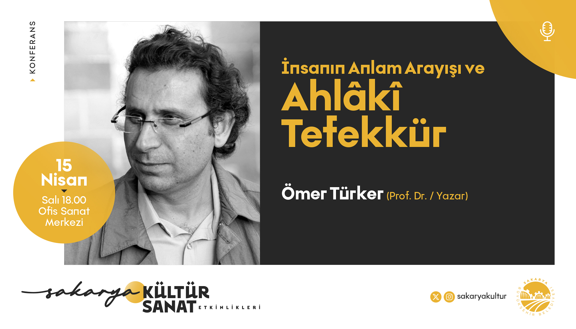 Büyükşehir kültür sanat etkinliklerinde Nisan takvimi belli oldu