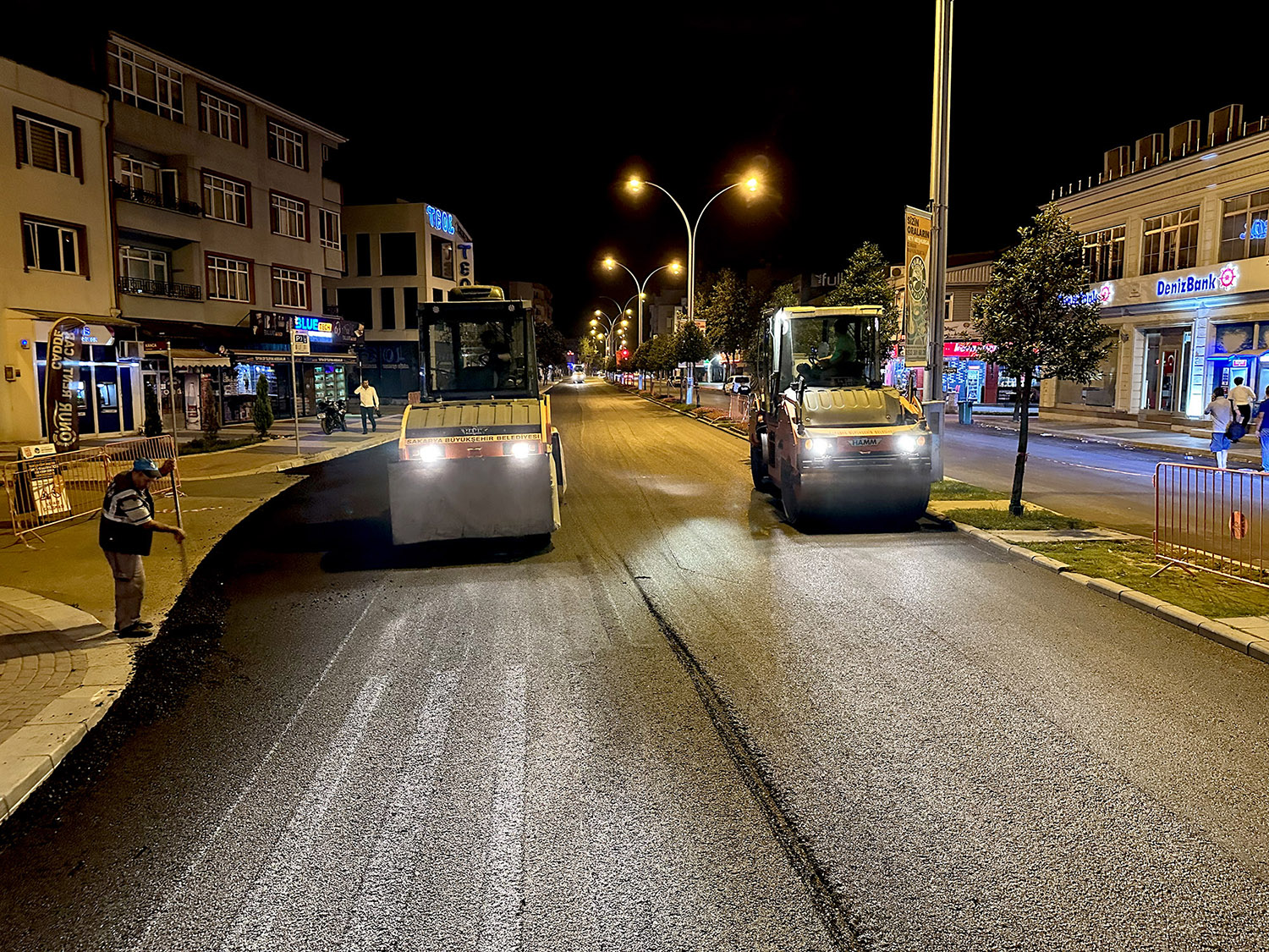 Saraybosna Caddesi’nde yenileme çalışmaları tamamlandı