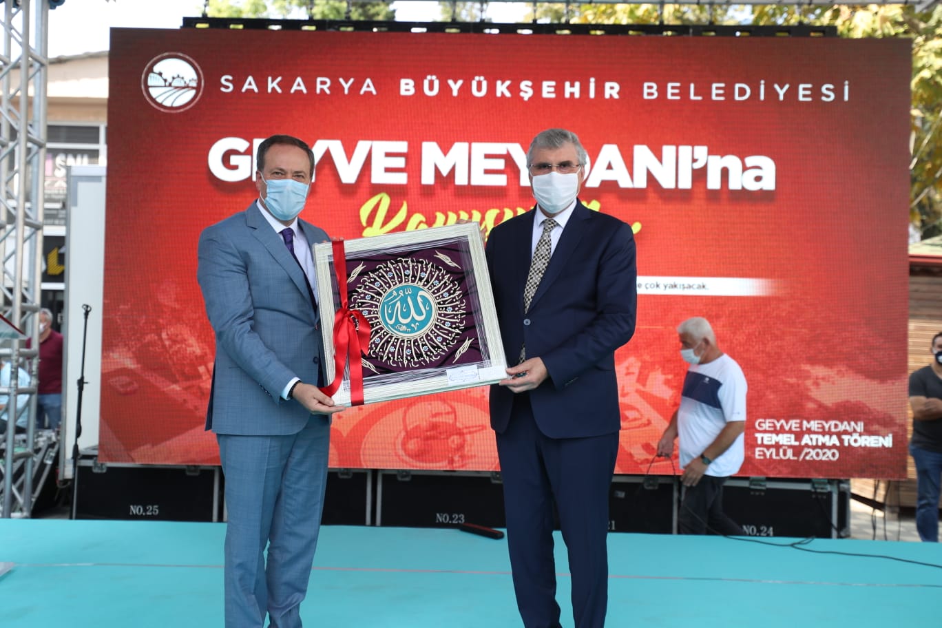 Geyve Meydan projesinin temeli atıldı