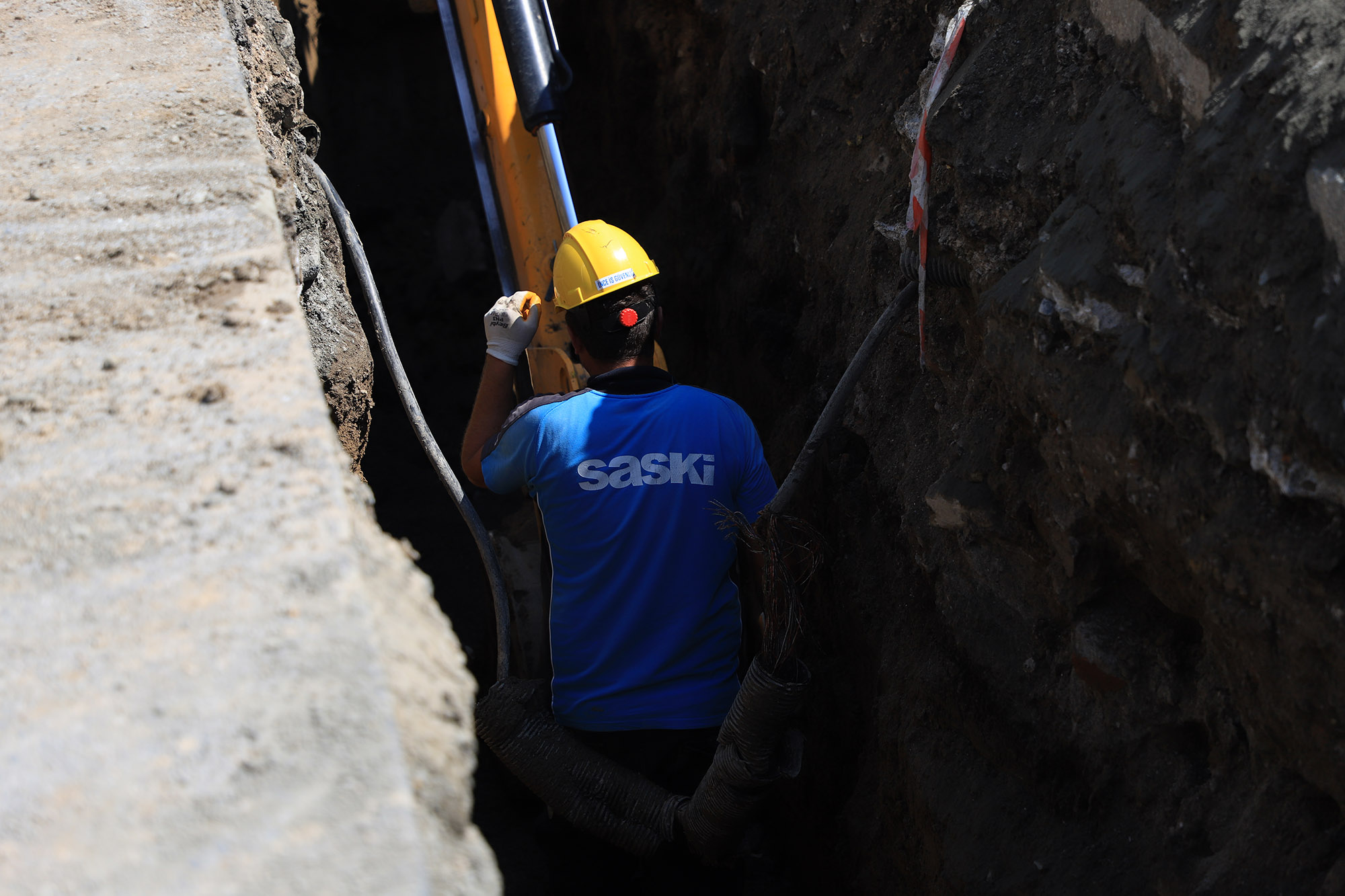 Arifiye Atatürk Caddesi’nin içmesuyu hattı Büyükşehir ile yenileniyor