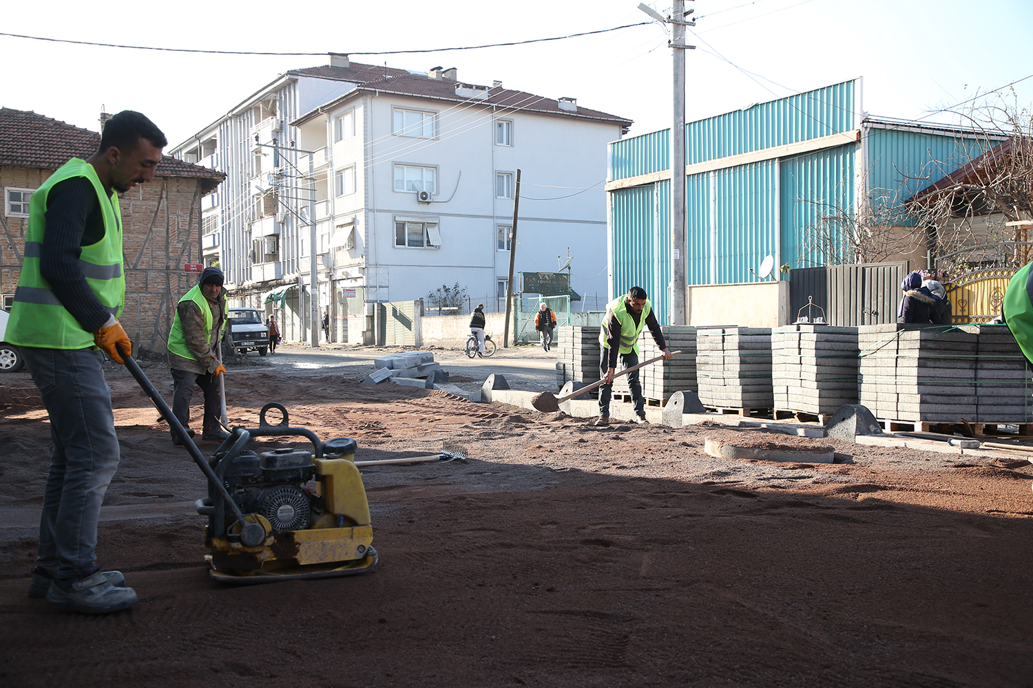 Hacıoğlu’nda altyapı tamam sıra üstyapıda