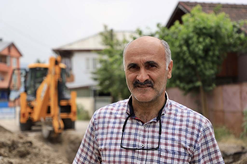 Akyazı’da 6 mahalleye 8 kilometrelik yeni hat