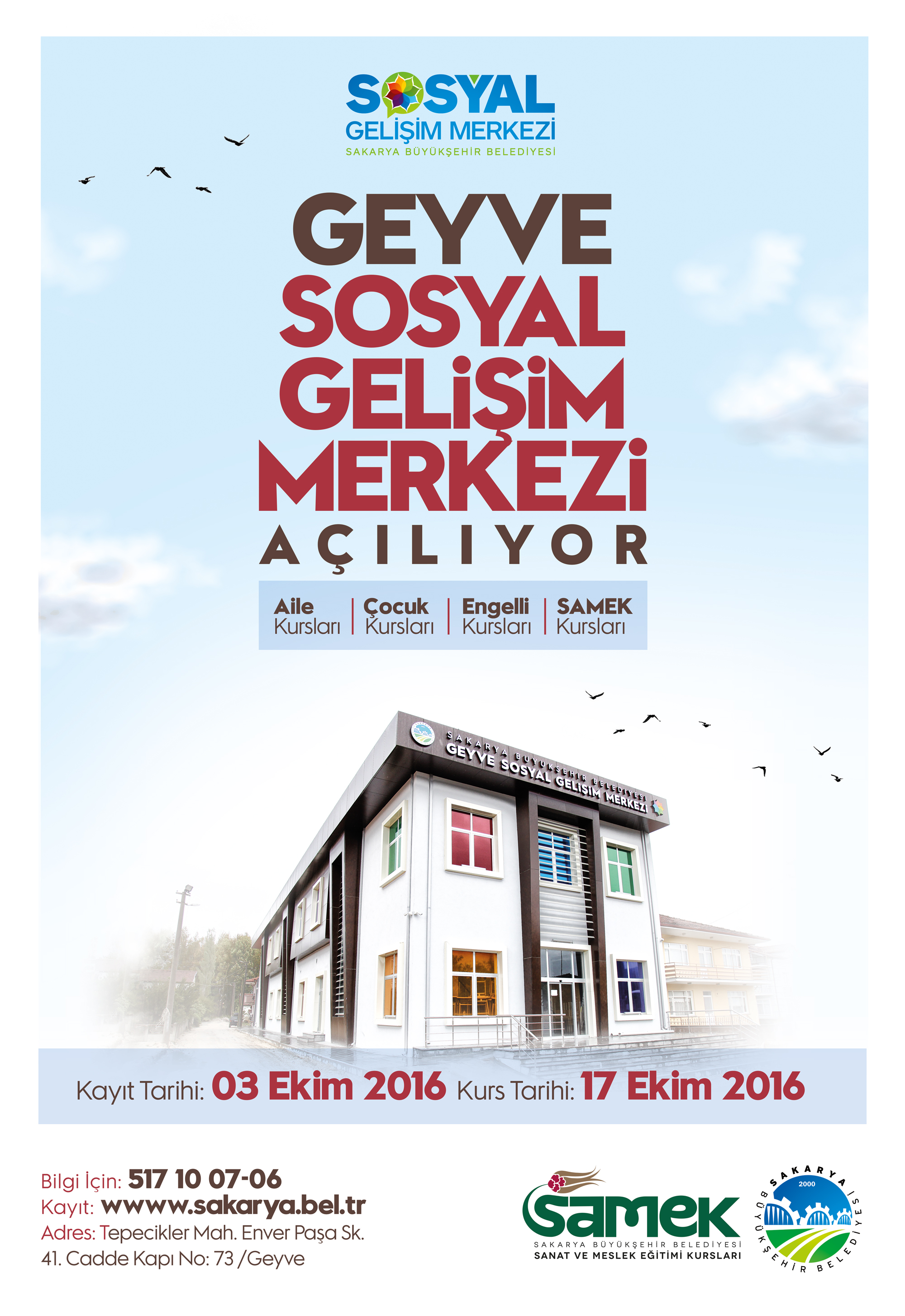 İlçelerde Sosyal Hayat Canlanıyor