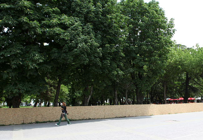 Şemsiyeli Park'ta Çalışma Başladı