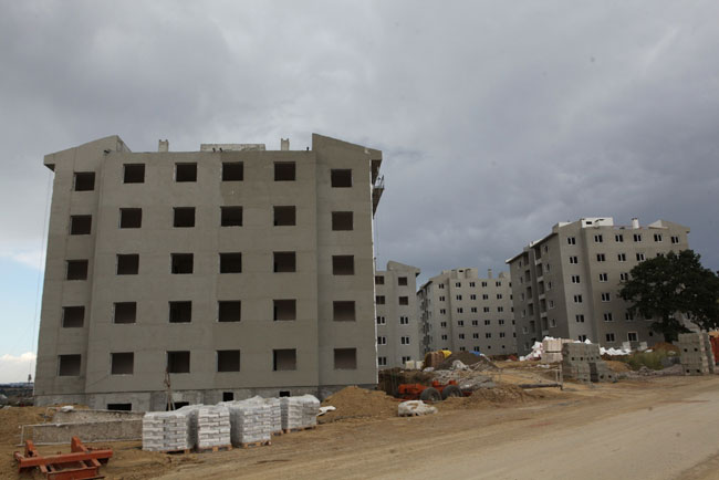 Korucuk'ta Evler Yükseliyor