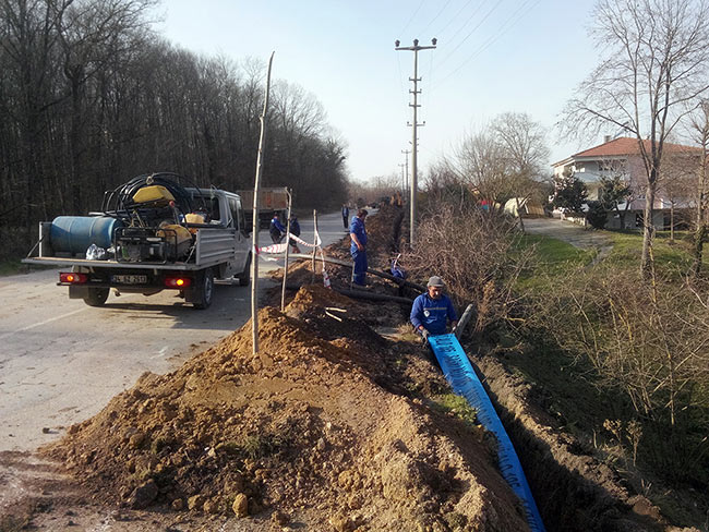 Ferizli'de Şebekeler Yenileniyor