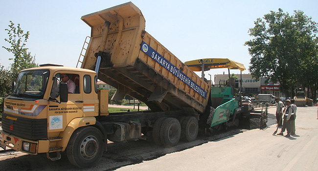 Tamamlanan Kısımlar Asfaltlanıyor