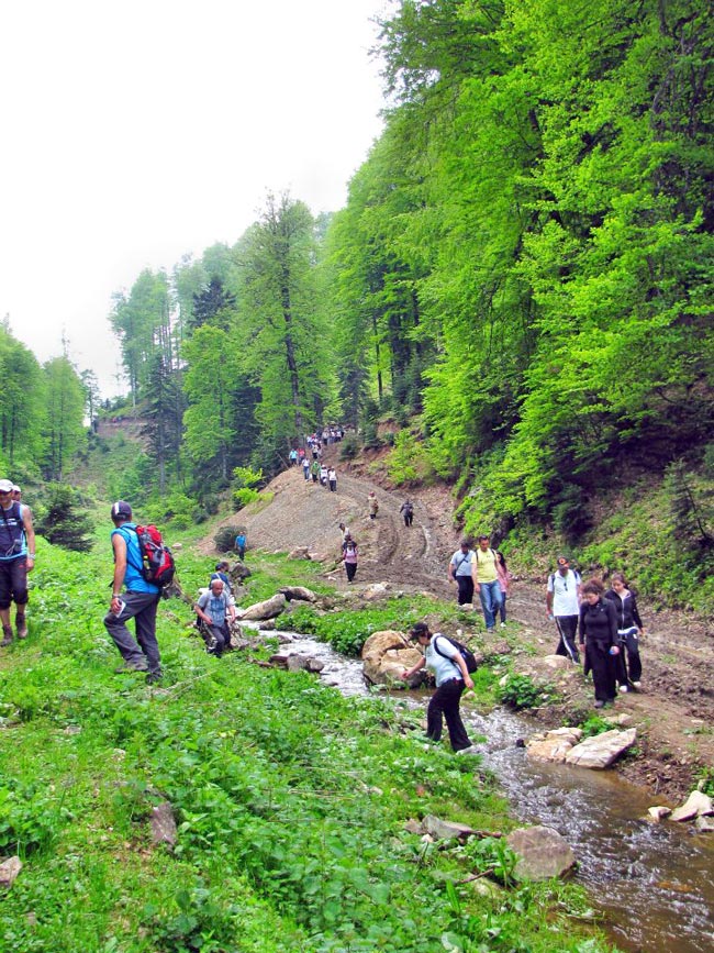 Turnalık ve Ercova'da Yürüdüler