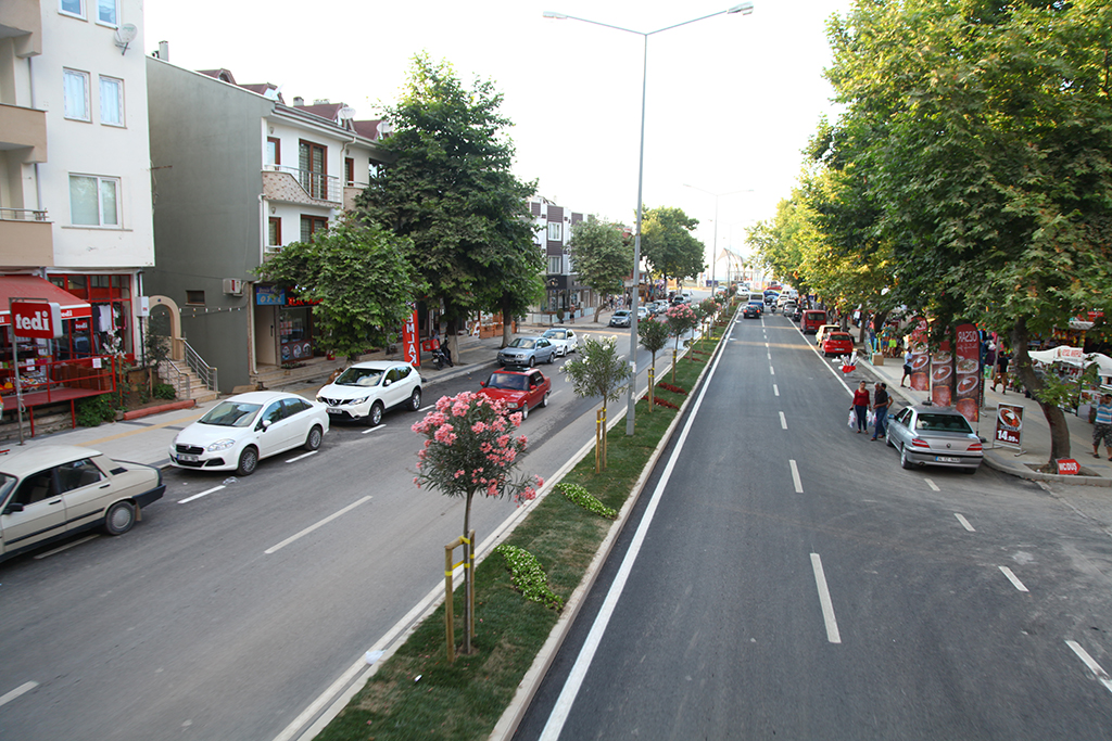 Plaj Caddesi Yeni Yüzüne Kavuştu