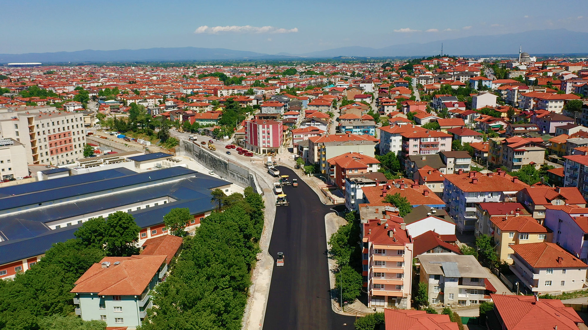 O güzergâh kaliteli ulaşım ağına kavuştu