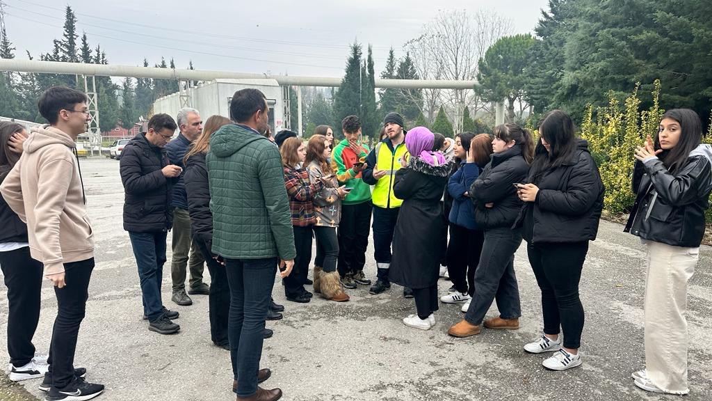 Öğrenciler Büyükşehir’in tesisinde atık suyun yolculuğuna tanıklık etti