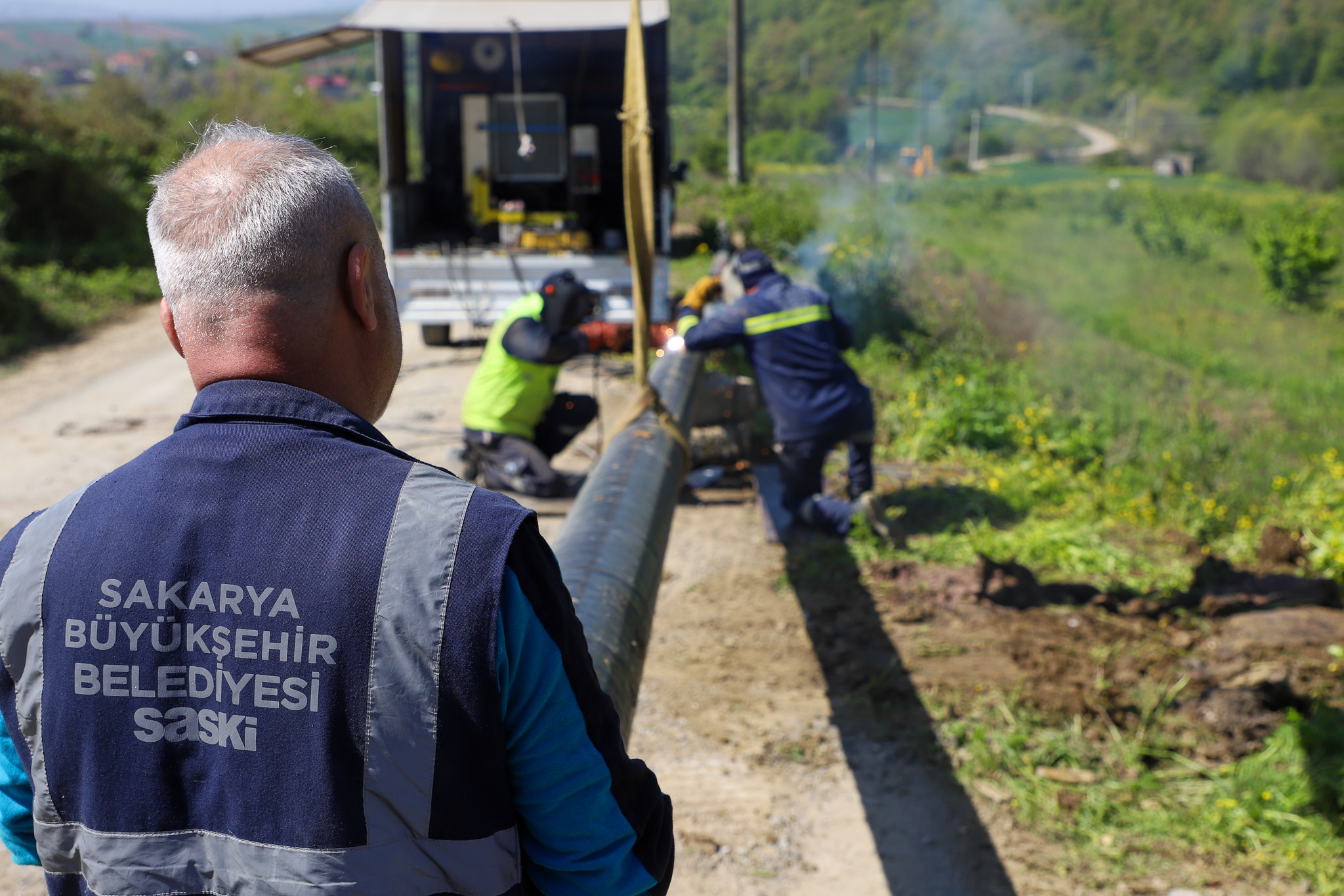 3 bin 500 metrelik altyapı dönüşümü ile 2 ilçenin 10 mahallesine kesintisiz içme suyu