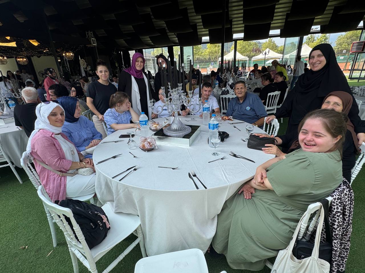 SGM hobi atölyesi öğrencileri ve ailelerinden renkli buluşma