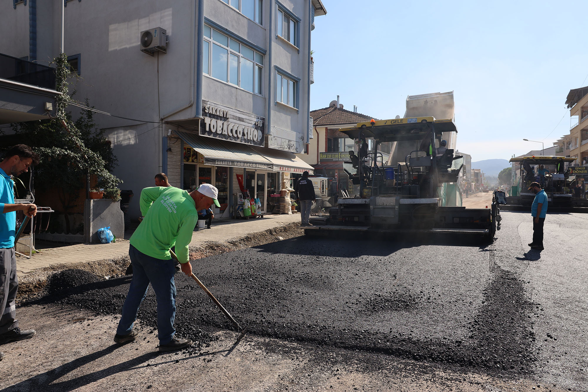 Arifiye Atatürk Caddesi’nin üstyapısında son aşama