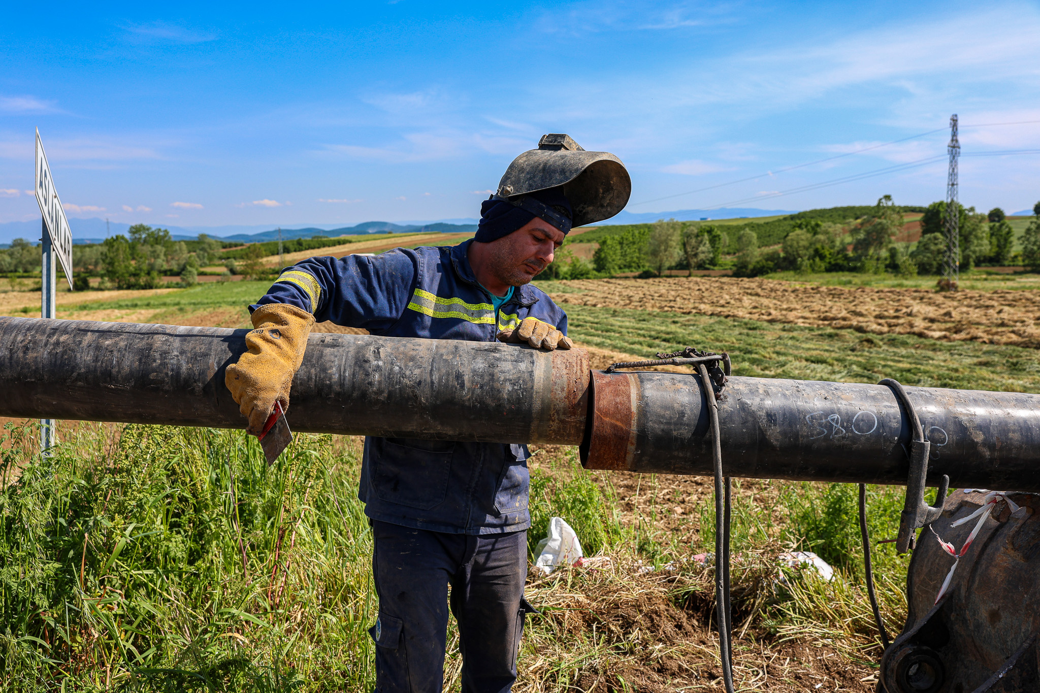 İki ilçenin 9 mahallesini kesintisiz içme suyuyla buluşturacak projede son adım