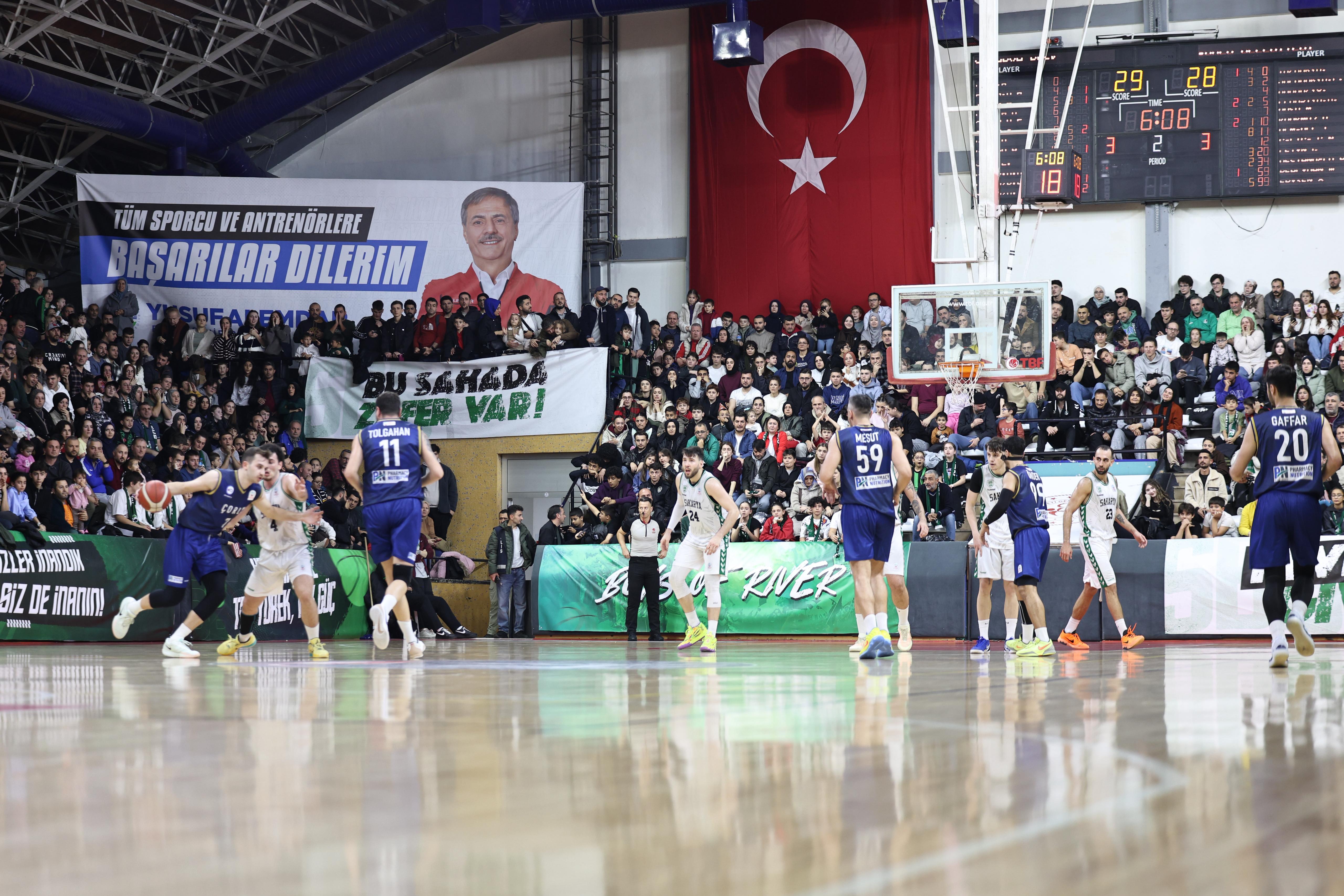 Basketbol, namağlup serisini 9 maça çıkardı: 80-63