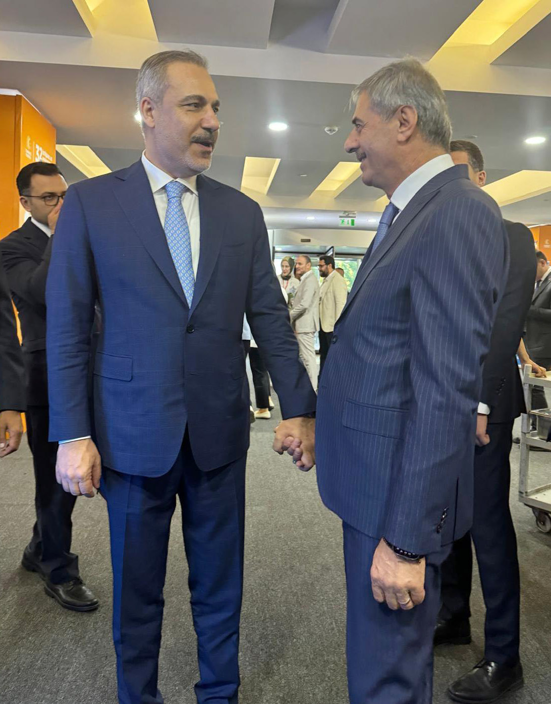 Başkan Alemdar, Bakan Fidan ve Kurum’la görüştü:  “Kararlılıkla çalışmalarımızı sürdüreceğiz”