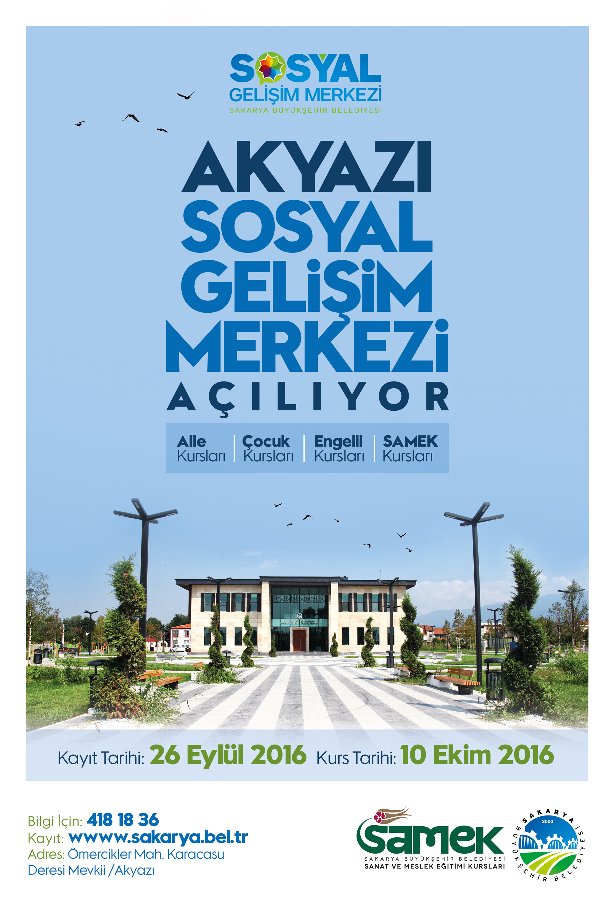 İlçelerde Sosyal Hayat Canlanıyor