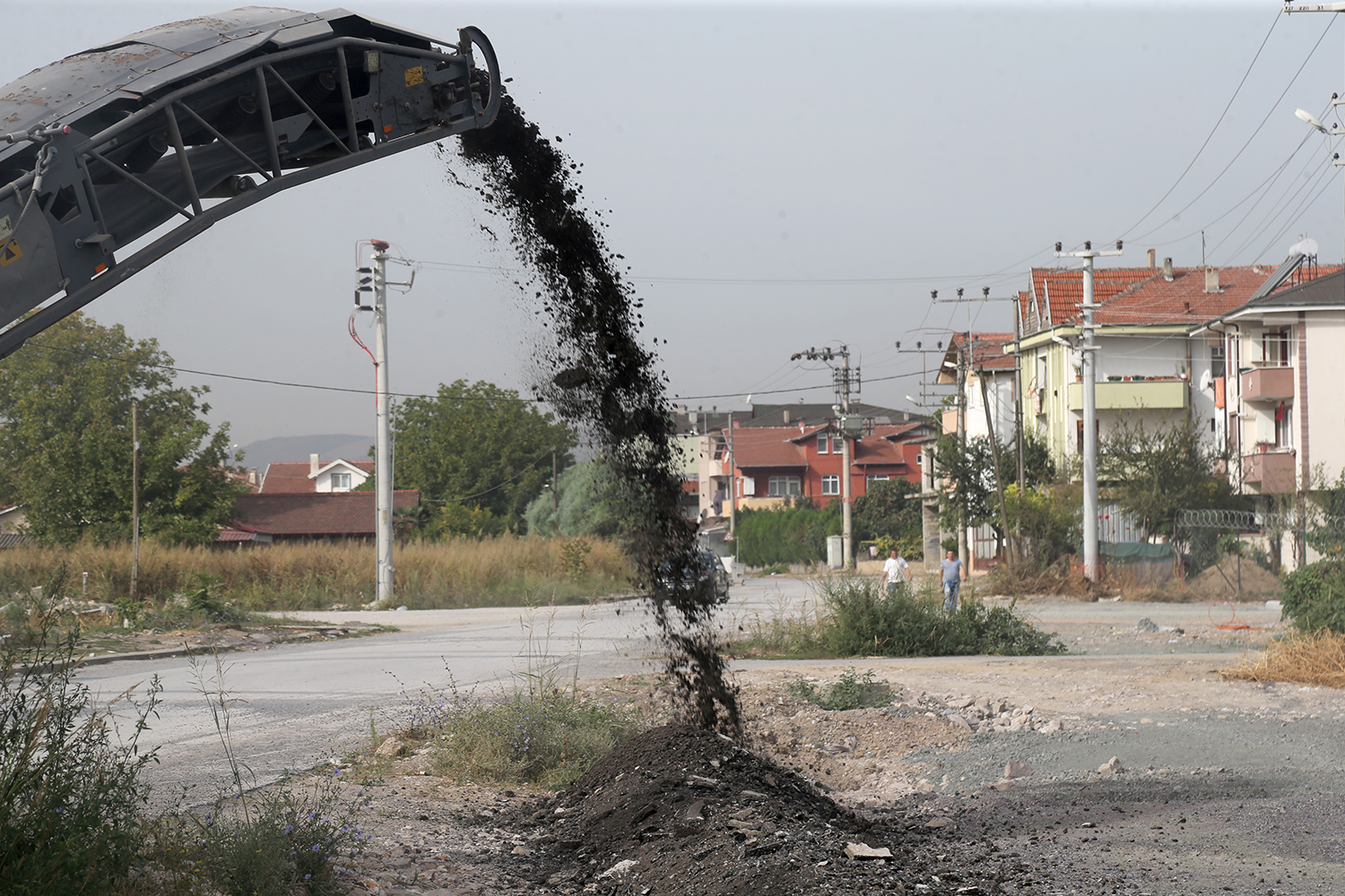 Kumköy ve Kovan sokakta çalışmalar hızlandı