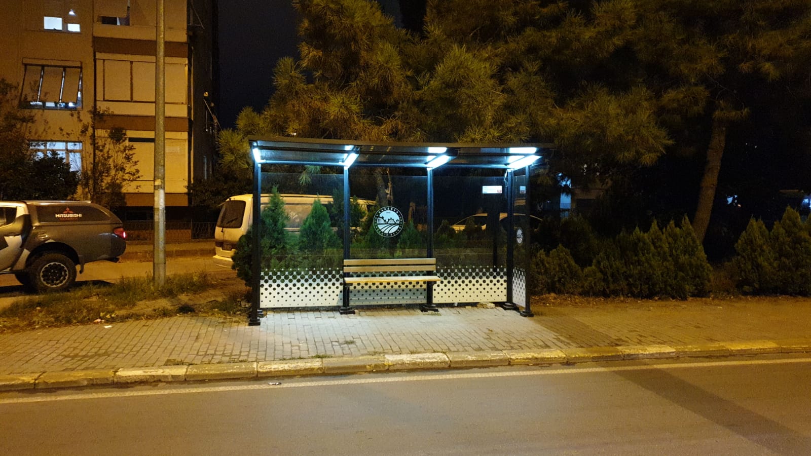 Kapalı duraklara LED sistemleri kuruldu