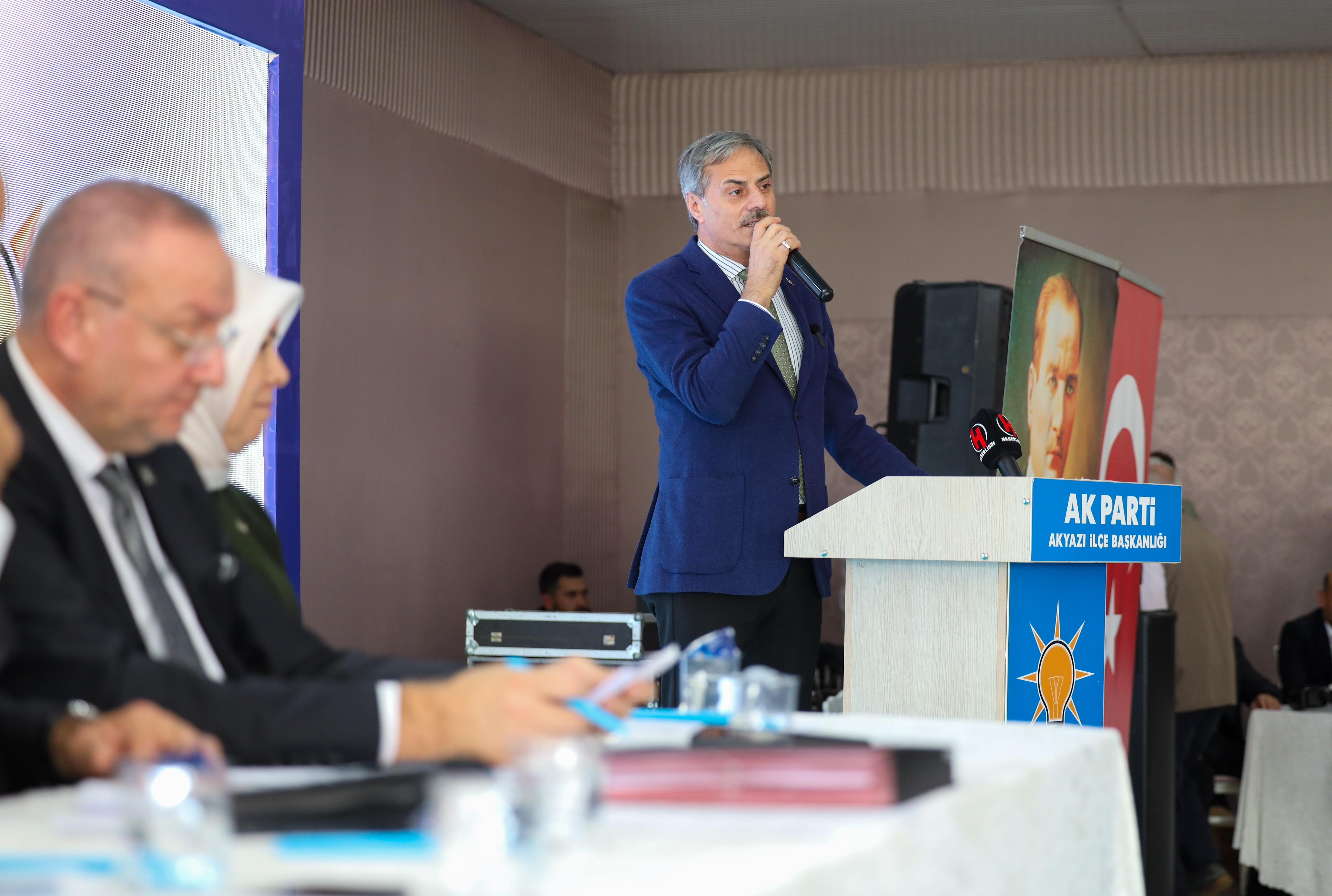 “İnsanımıza yakışır bir Akyazı’yı birlikte inşa ediyoruz”