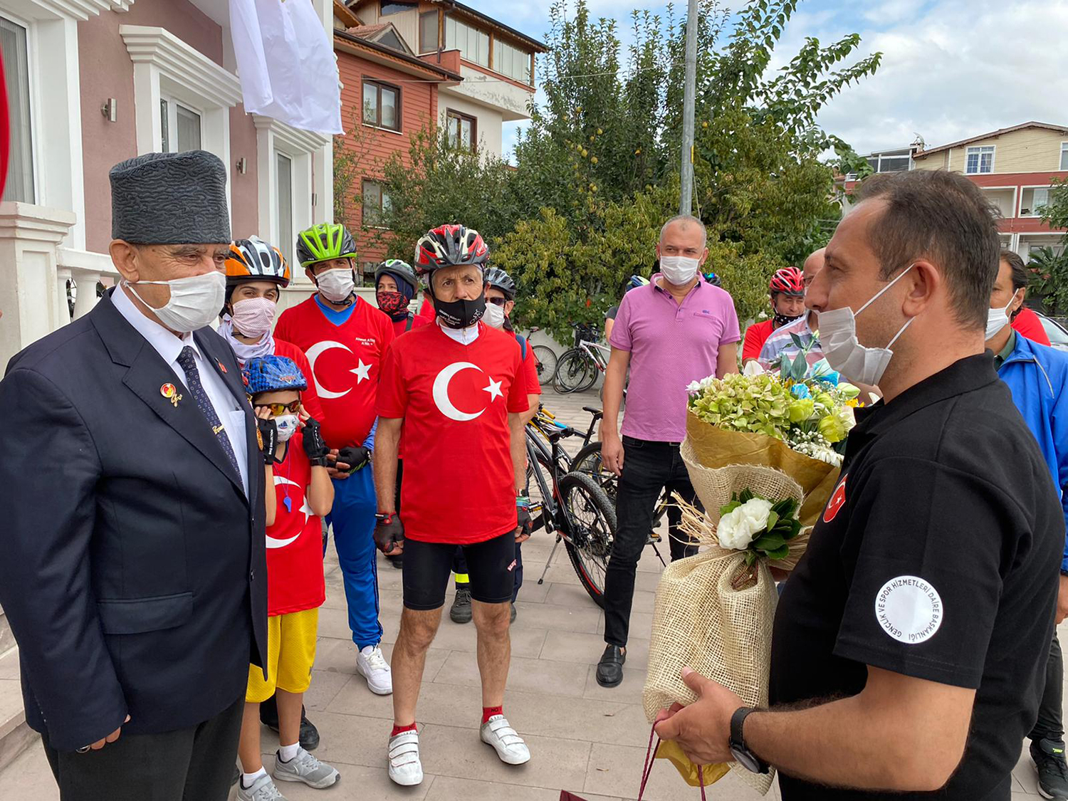 Hareketlilik haftasında pedallar Gaziler Derneği’ne çevrildi